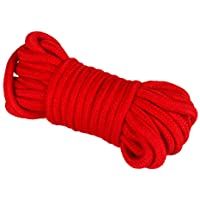 ROSENICE Cuerda de bondage de 5 m- cuerda de algodón- par de juguetes sexuales- accesorios (rojo)